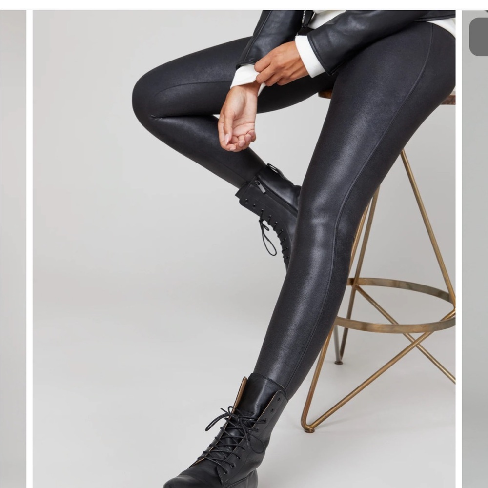 Spanx Faux Leather Leggings